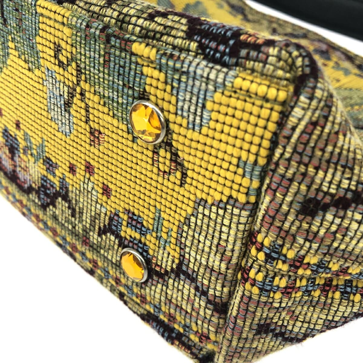 Think Bee One Shoulder Bag Unused Item Fruits/Tapestry Yellow Ladies 6