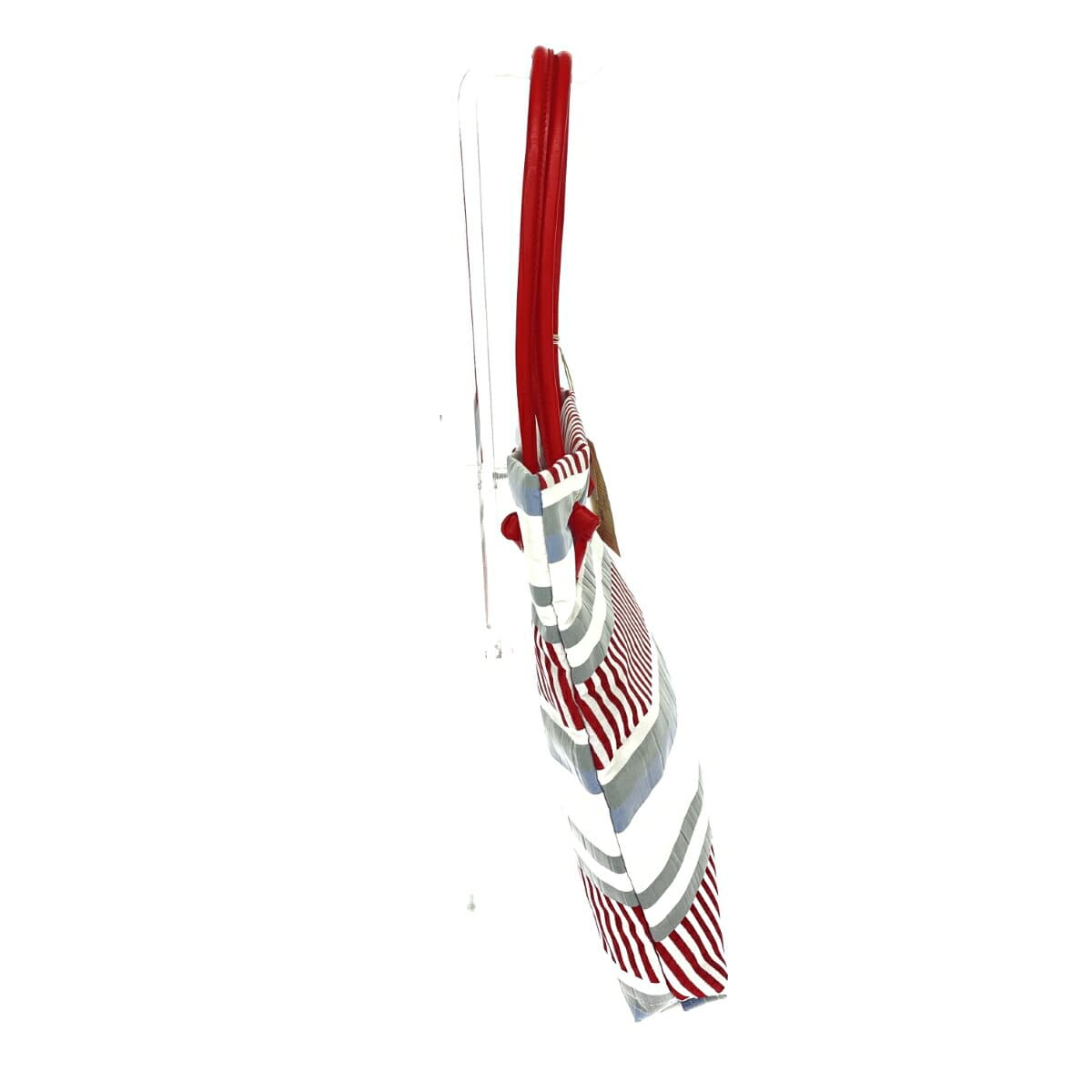 SYMPOSION Shunposhion Tote Bag Asteri Like New Border Trico Nylon Multicolor Ladies 2