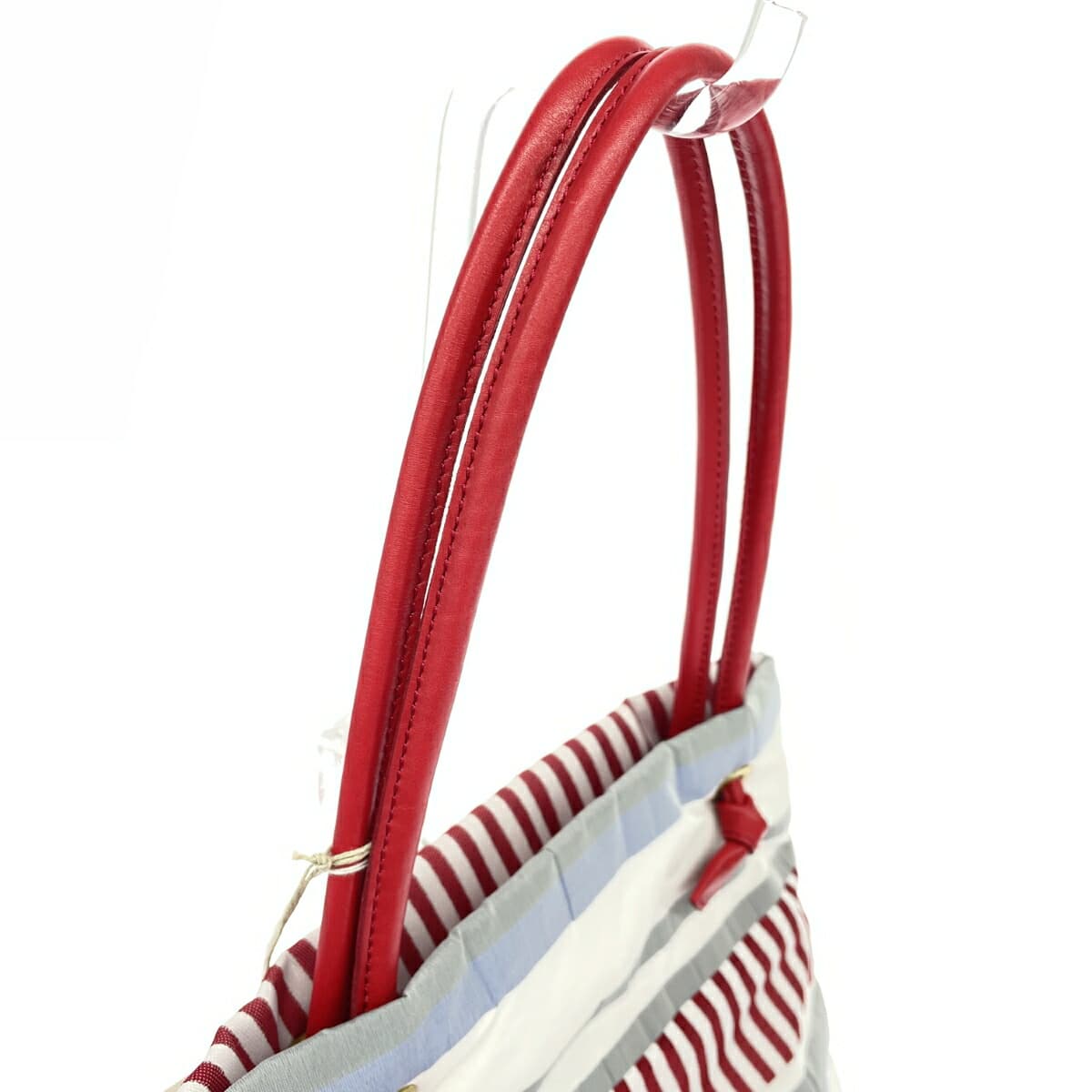 SYMPOSION Shunposhion Tote Bag Asteri Like New Border Trico Nylon Multicolor Ladies 4