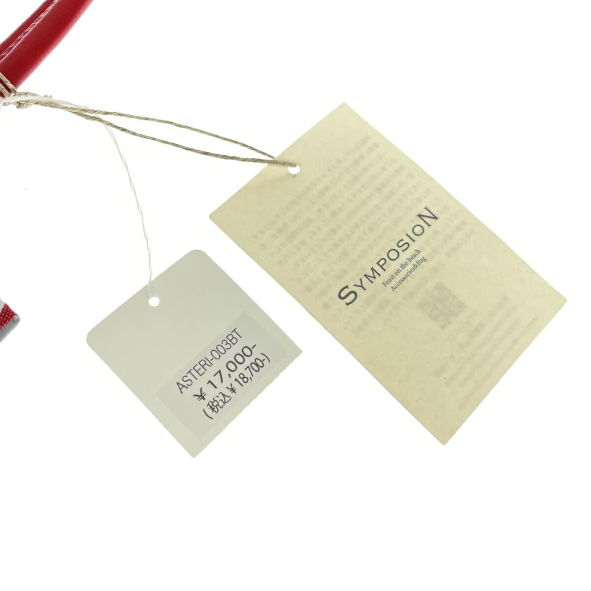 SYMPOSION Shunposhion Tote Bag Asteri Like New Border Trico Nylon Multicolor Ladies 8