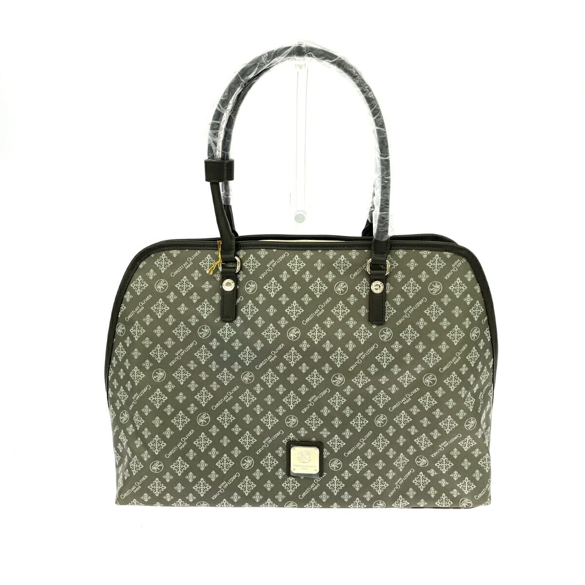 CHRISTIAN OLIVIER Tote Bag Like New Monogram Nylon Gray Women's