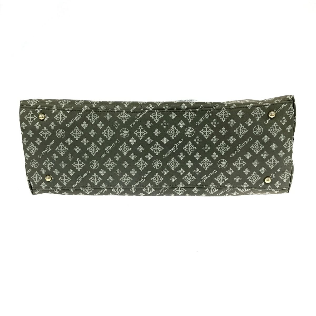 CHRISTIAN OLIVIER Tote Bag Like New Monogram Nylon Gray Women's 5