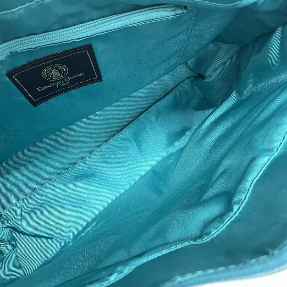 CHRISTIAN OLIVIER 2WAY Tote Bag Like New Monogram Nylon Green Ladies 7