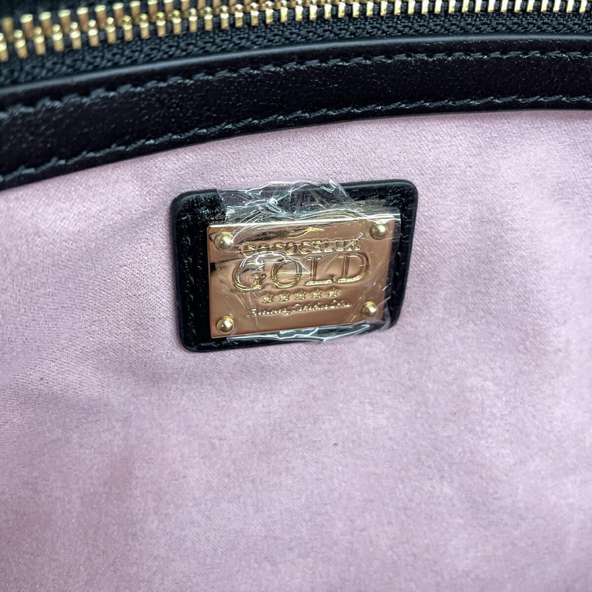 COCOCELUX GOLD 2WAY Boston Bag Good Condition Quilted Diamond Leather Off-White 501AB0341 6