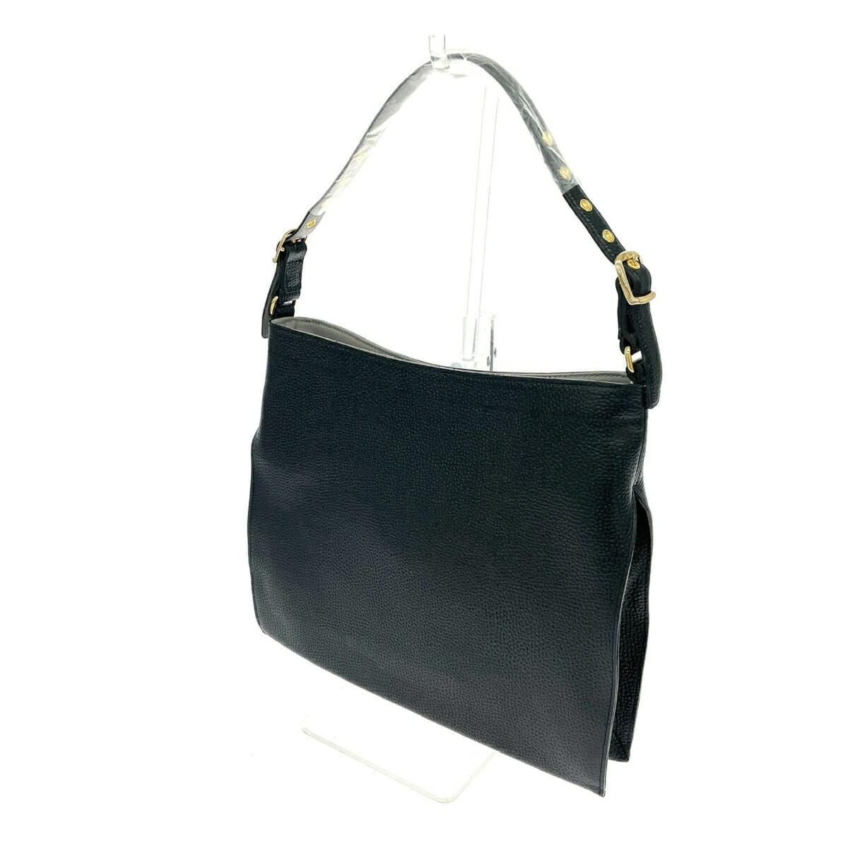 A.D.M.J (Accessoires De Mademoiselle) Accessoires De Mademoiselle Jap One Shoulder Bag Like New Leather Black 3