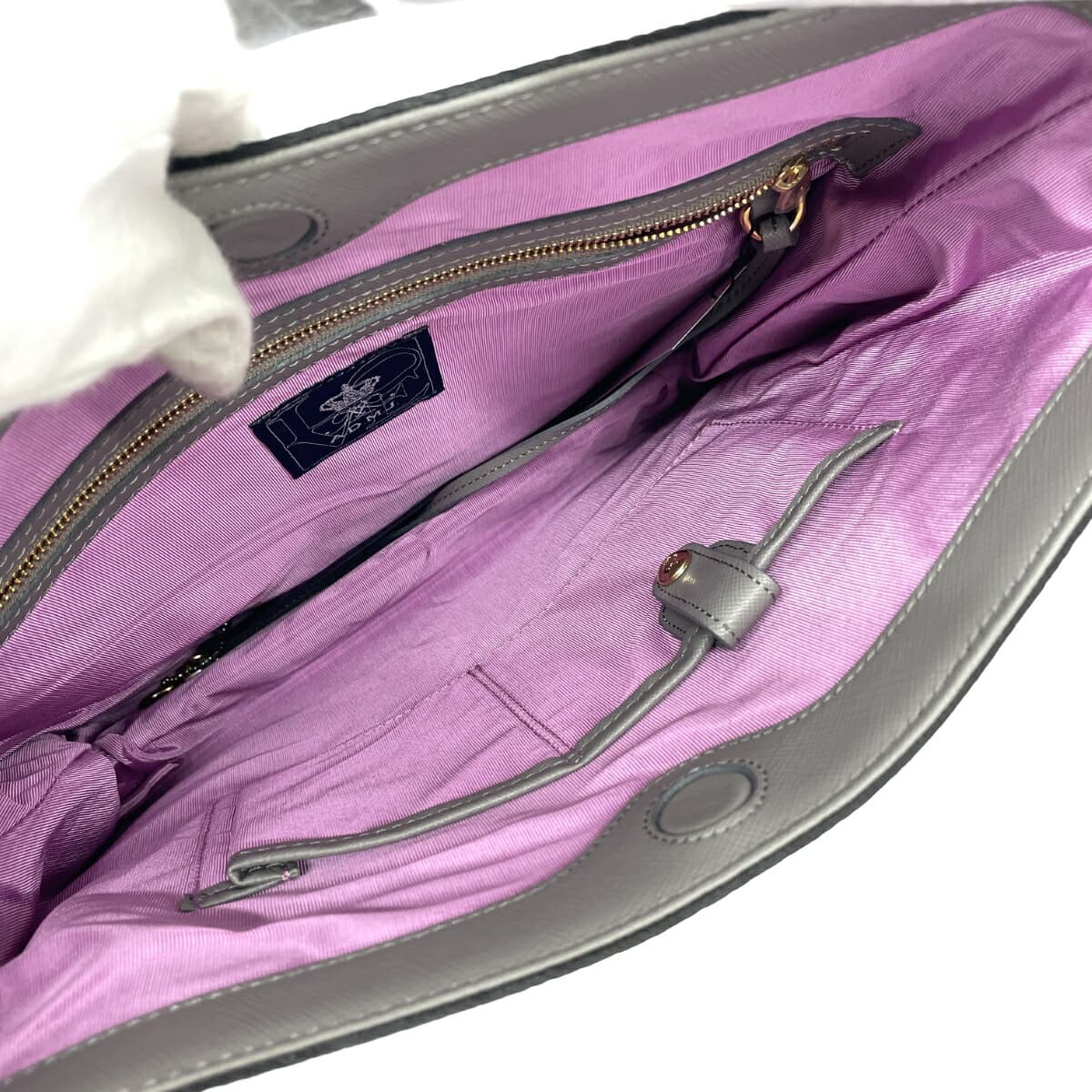 A.D.M.J (Accessoires De Mademoiselle) Accessoires De Mademoiselle Jap One Shoulder Bag Like New Leather Black 6