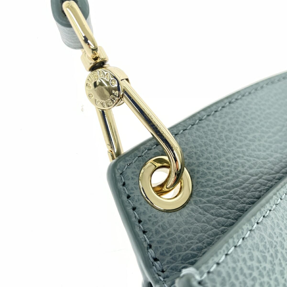 FURLA Anamini Crossbody Leather Light Blue Blue Women's 10