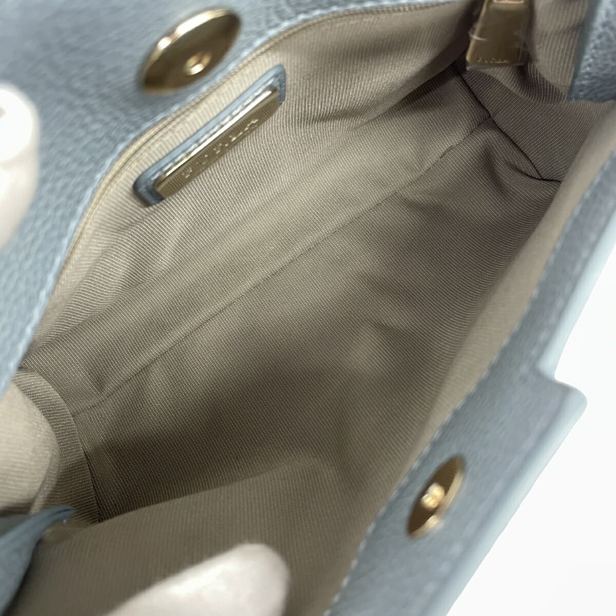 FURLA Anamini Crossbody Leather Light Blue Blue Women's 6