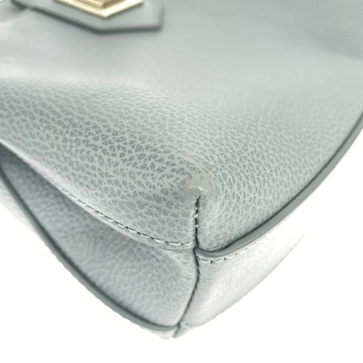 FURLA Anamini Crossbody Leather Light Blue Blue Women's 9