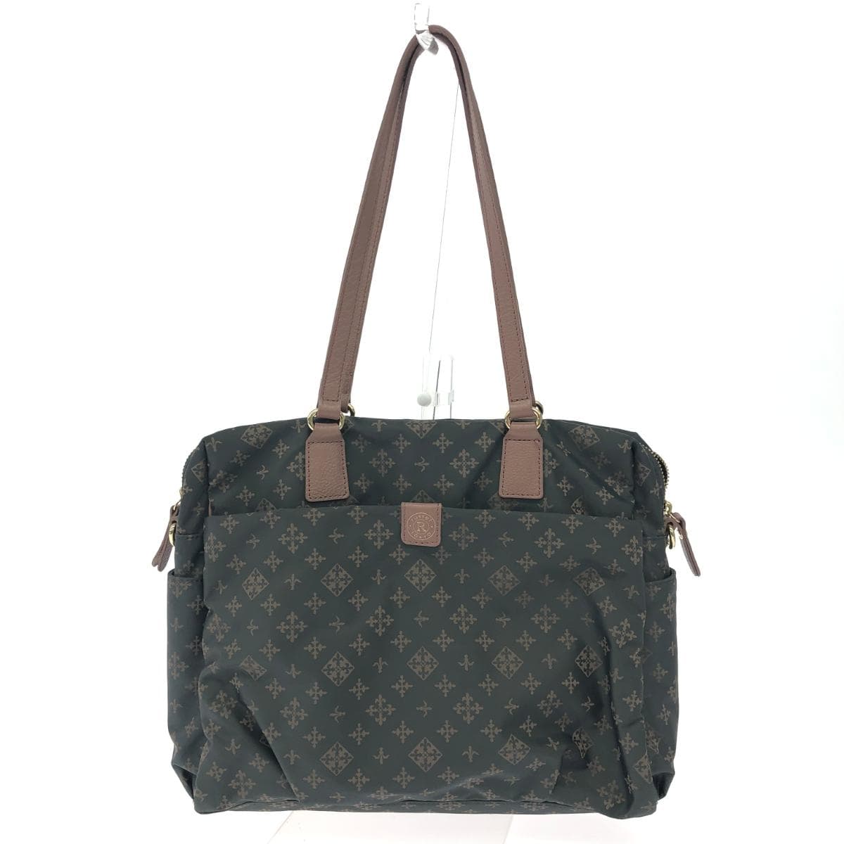 russet RUSSET 2WAY bag Monogram/Nylon/Gray
