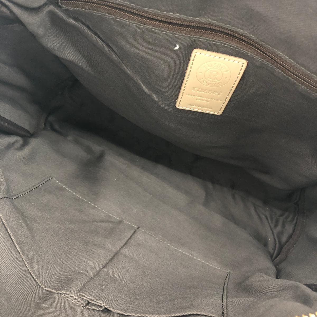 russet RUSSET 2WAY bag Monogram/Nylon/Gray 4