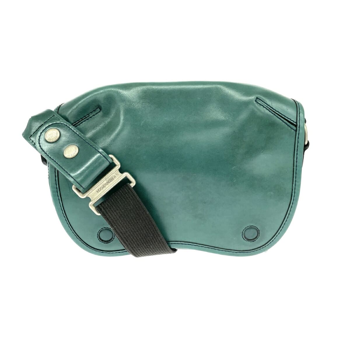 HERGOPOCH Ergopock Shoulder Bag Waxing Leather Emerald Green Green Ladies