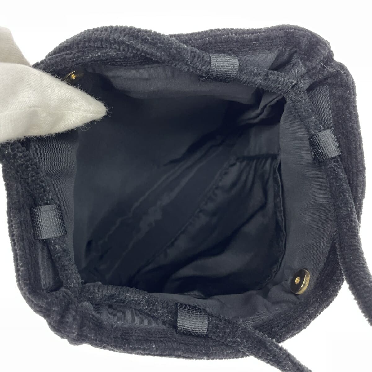 FEILER Mini Tote Bag - Girl, Little Bird, Chenille Weave - Black, Ladies 7