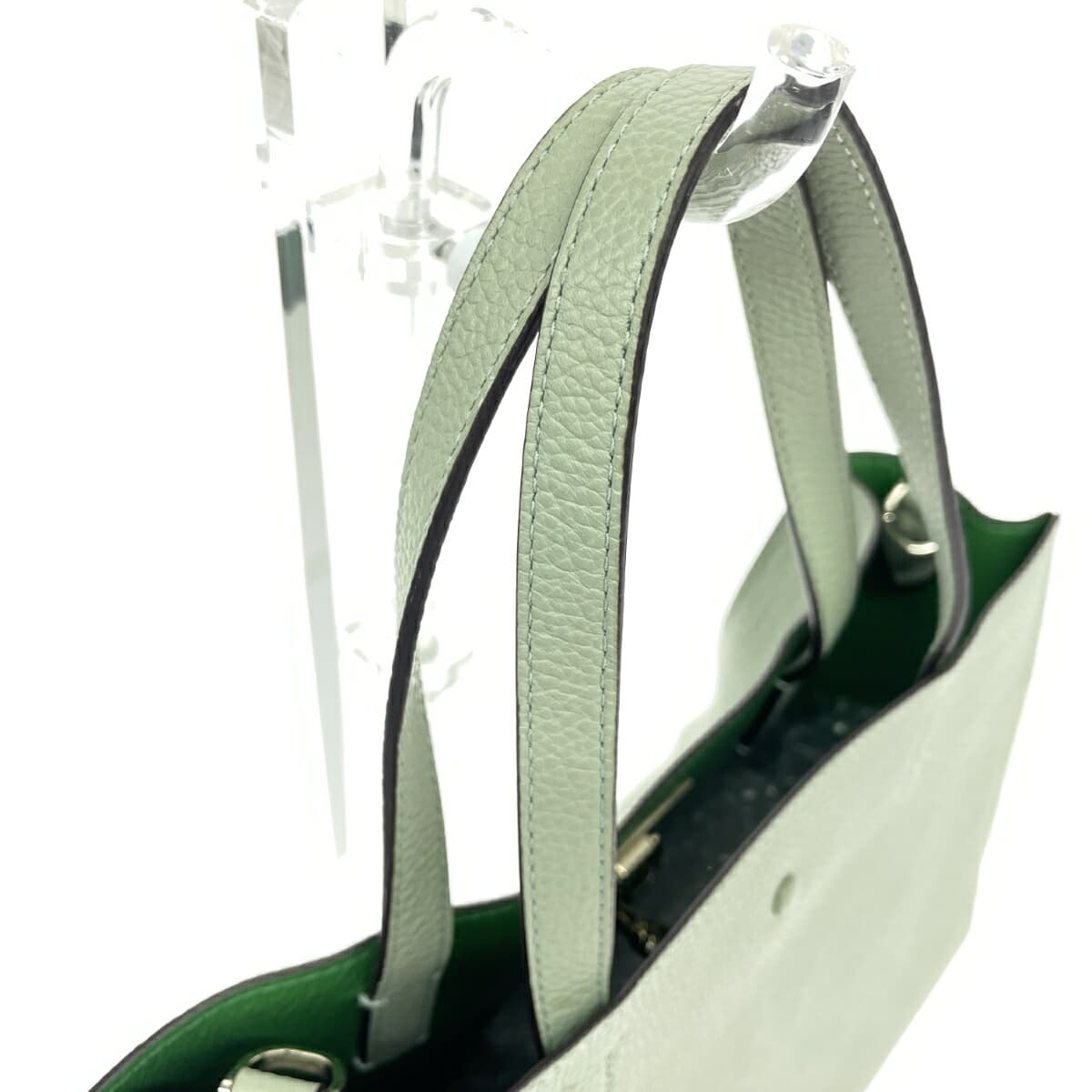 Kate Spade Sam Medium Satchel Leather Light Green Green Ladies 4