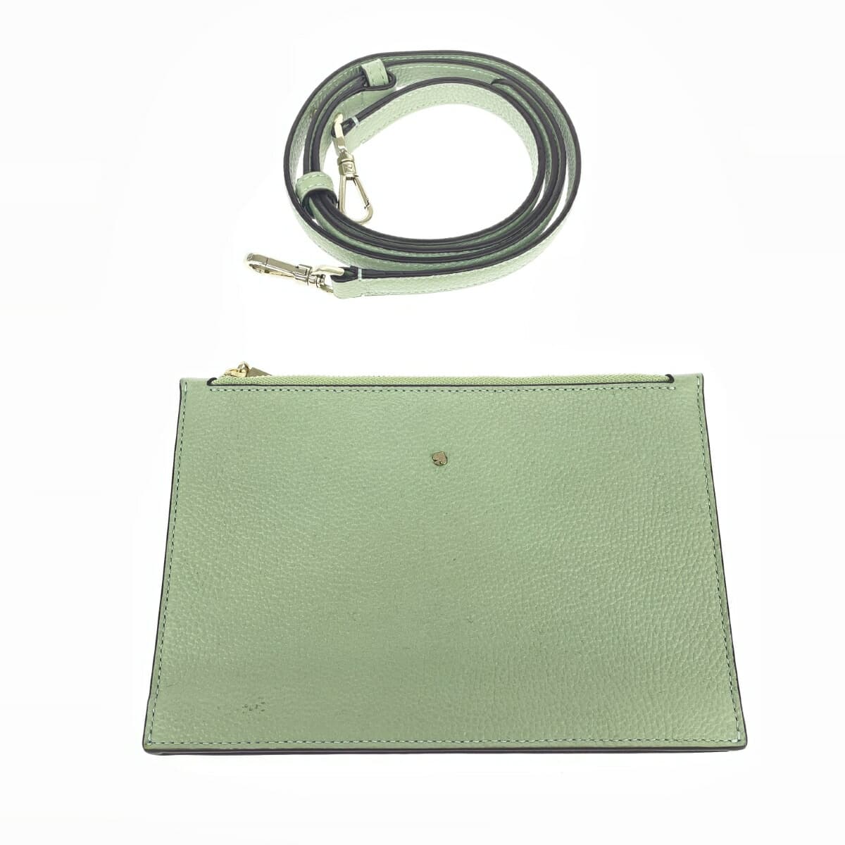 Kate Spade Sam Medium Satchel Leather Light Green Green Ladies 8