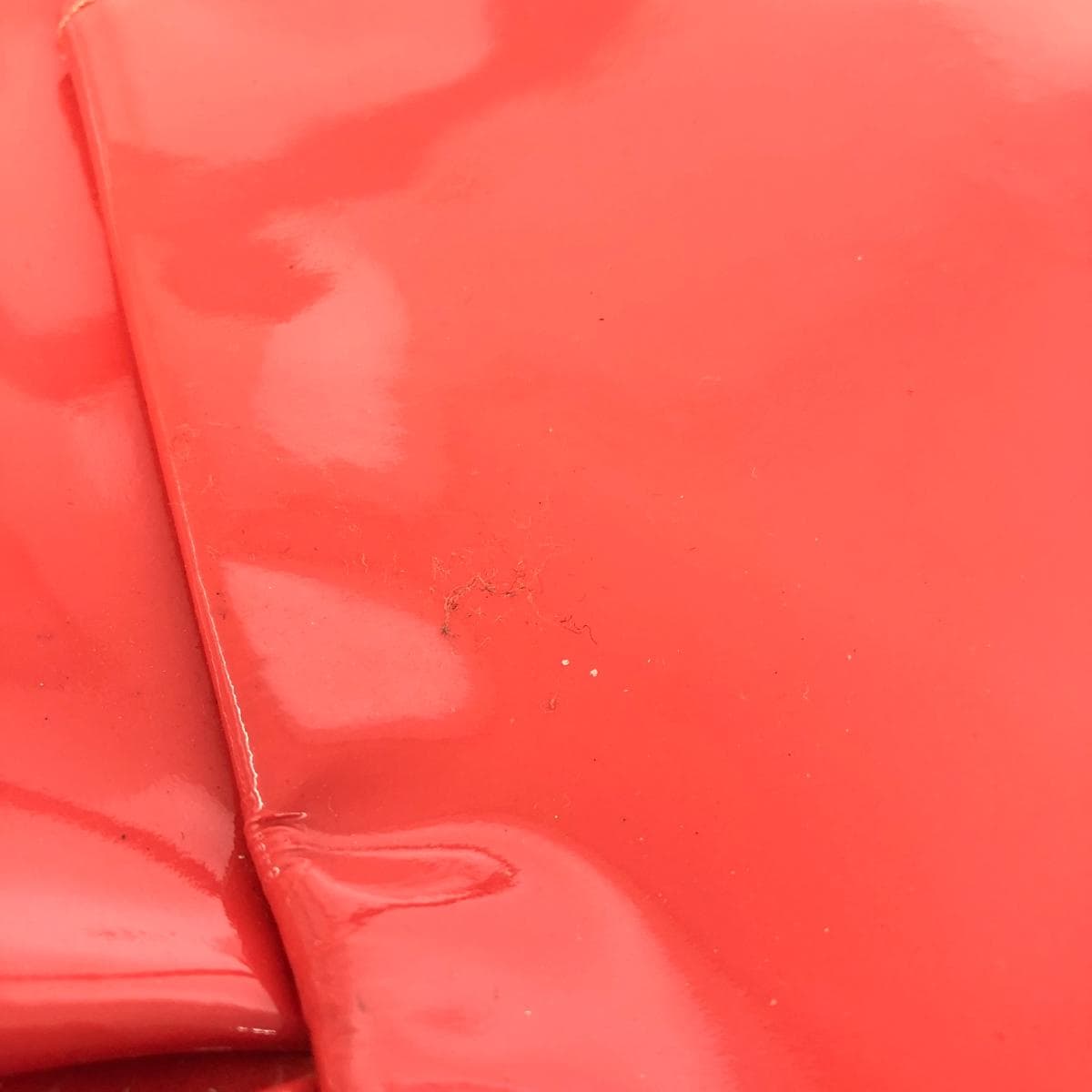 Ginza Kanematsu 2WAY Handbag Enamel Orange Ladies 5