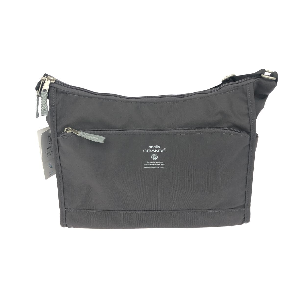 anello Anello Grande Shoulder Bag Unused Item Nylon Gray Women's