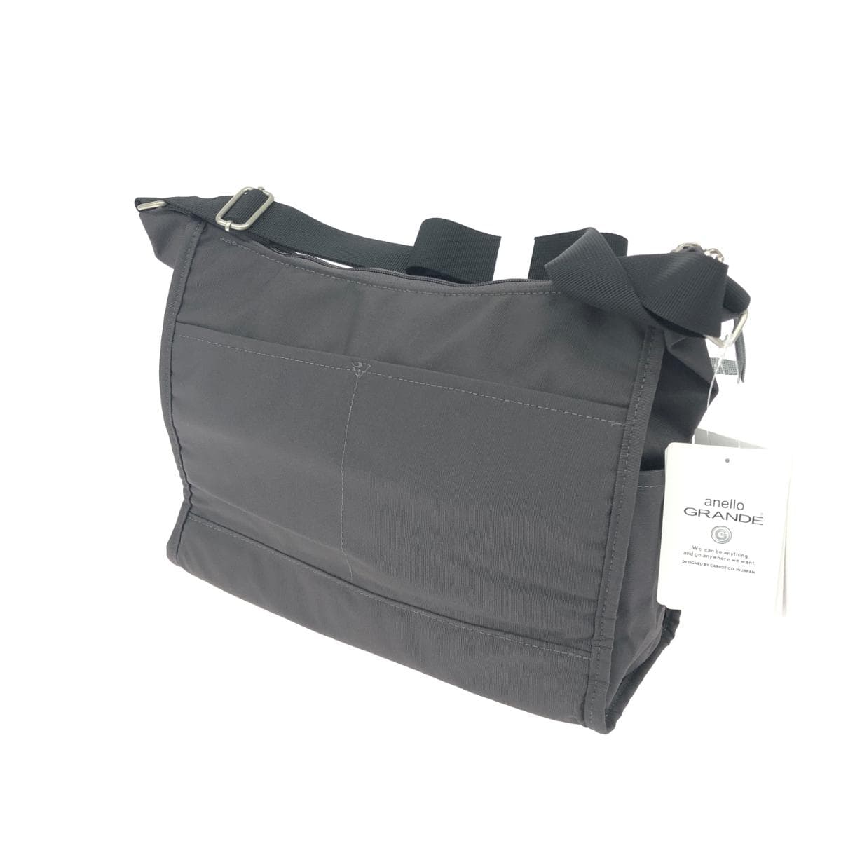 anello Anello Grande Shoulder Bag Unused Item Nylon Gray Women's 3