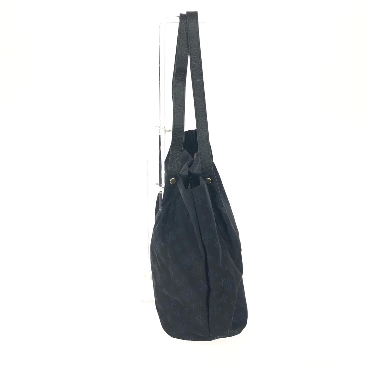 Russet Rassit tote bag in good condition, monogram nylon, navy, ladies 2