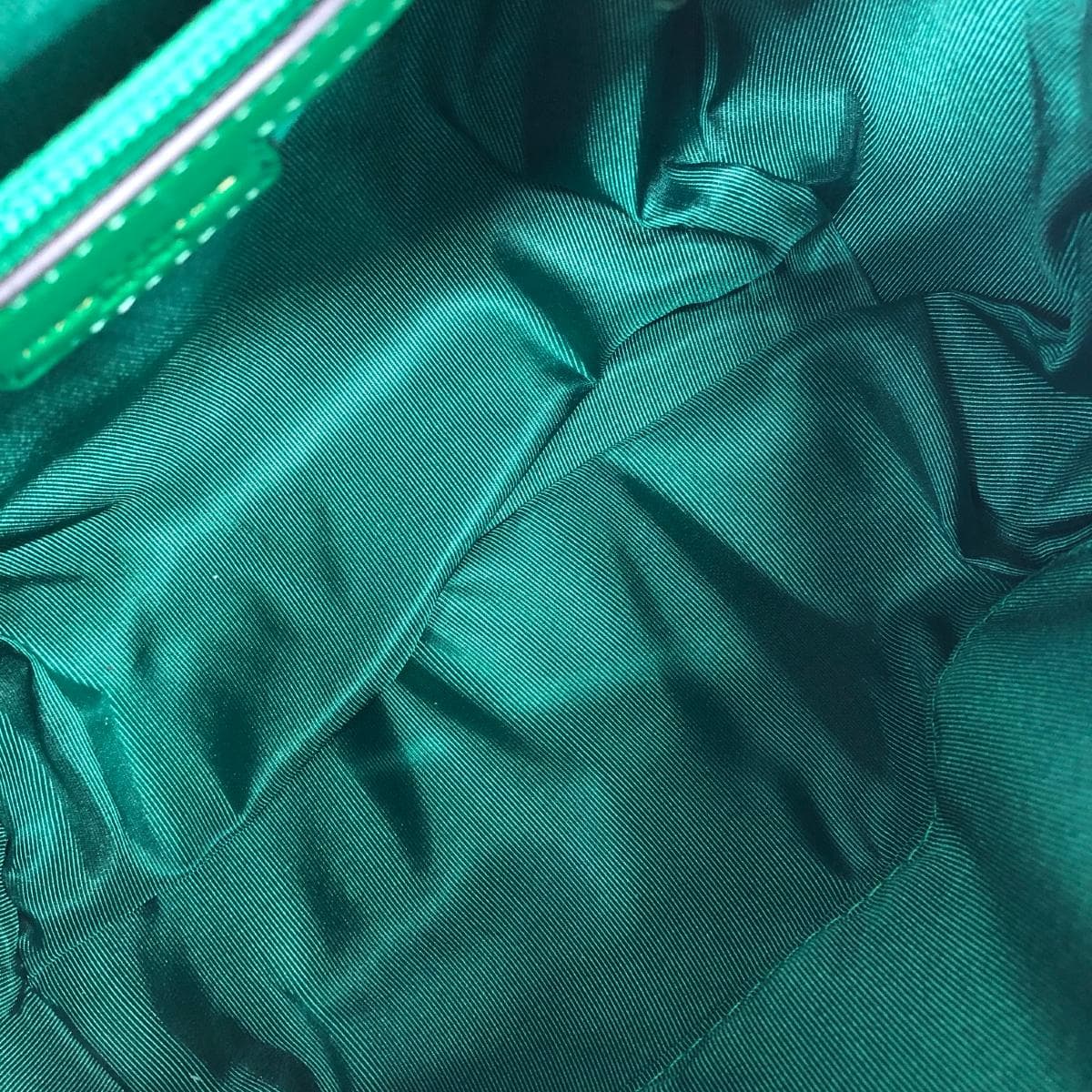 AnneCoquine 2WAY Bag Monogram Jacquard Green/Beige Women's 7