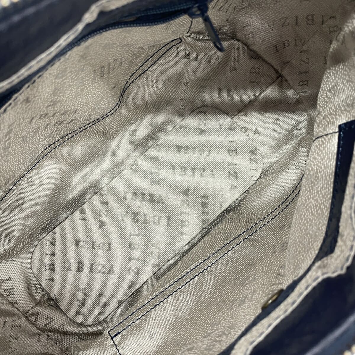 IBIZA Ibiza 2WAY Tote Bag Leather Navy for Women 7