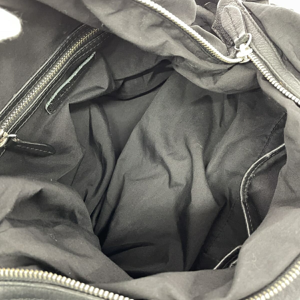 vanessabruno Vanessa Bruno One-Shoulder Bag Frill Nylon Black Ladies 6