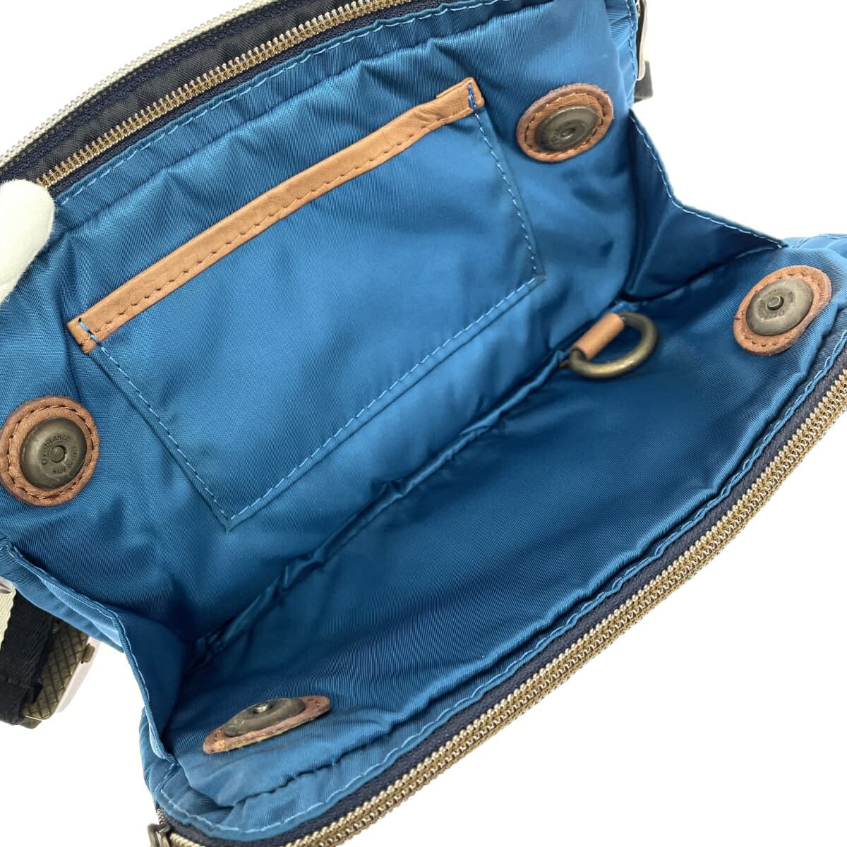 Orobianco body bag nylon blue men's 6