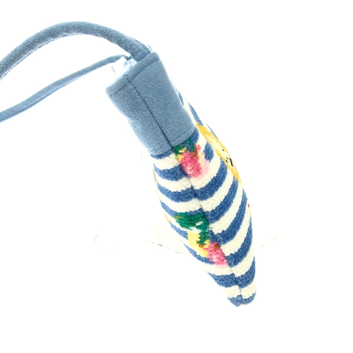 FEILER Shoulder Bag/Pochette in Excellent Condition Heidi/Chenille Weave Blue for Ladies 2