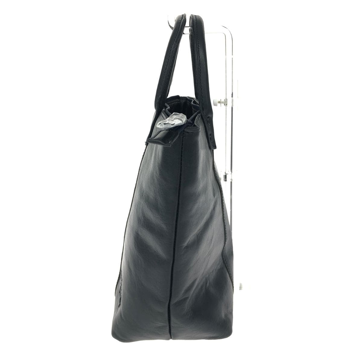 HARVEST LABEL Harvest Label / Tote Bag Like New Beard / Leather Navy Men's 2