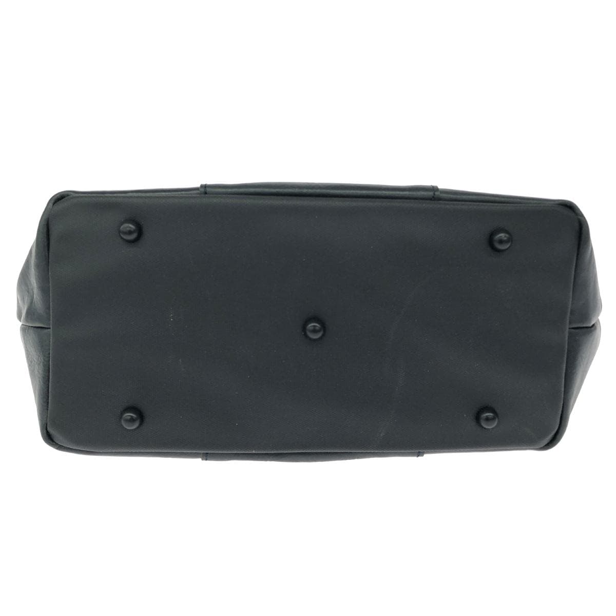 HARVEST LABEL Harvest Label / Tote Bag Like New Beard / Leather Navy Men's 6