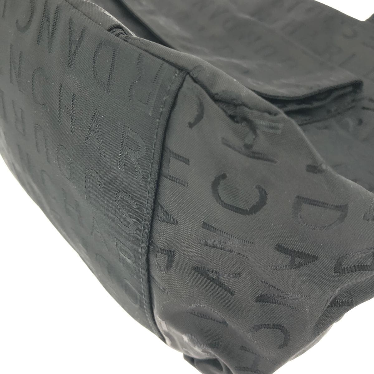 CHARLES JOURDAN Tote Bag Good Condition Mistral/Nylon Black Ladies 9