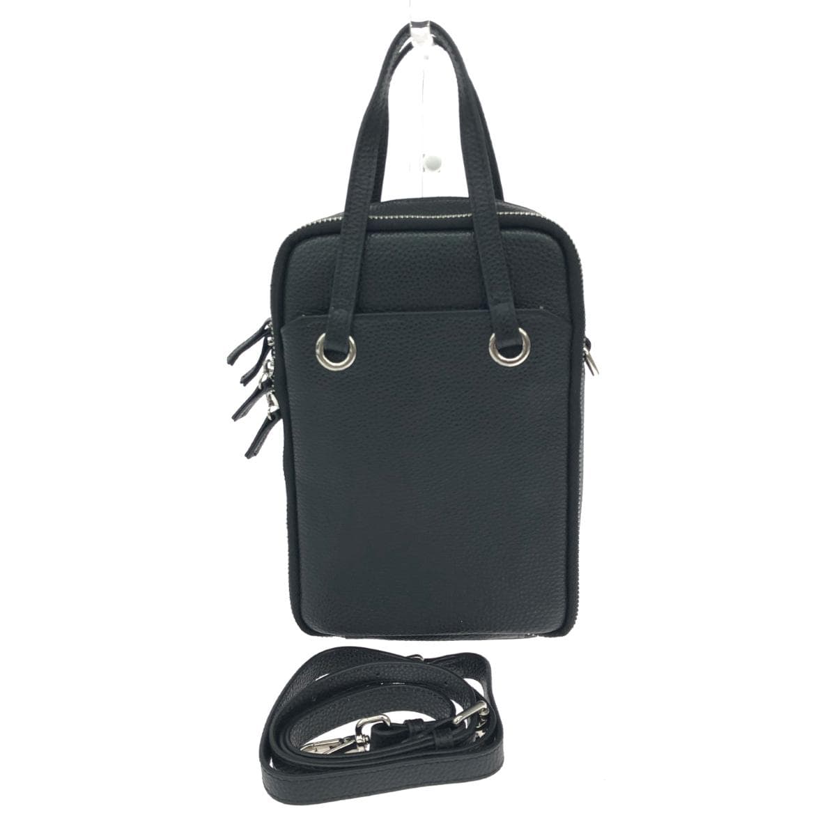 TOKAIZ Tokaizu Tokaizu/2WAY Handbag Like New Leather Black Women's