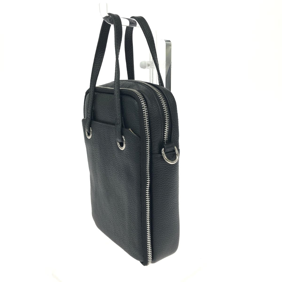 TOKAIZ Tokaizu Tokaizu/2WAY Handbag Like New Leather Black Women's 4