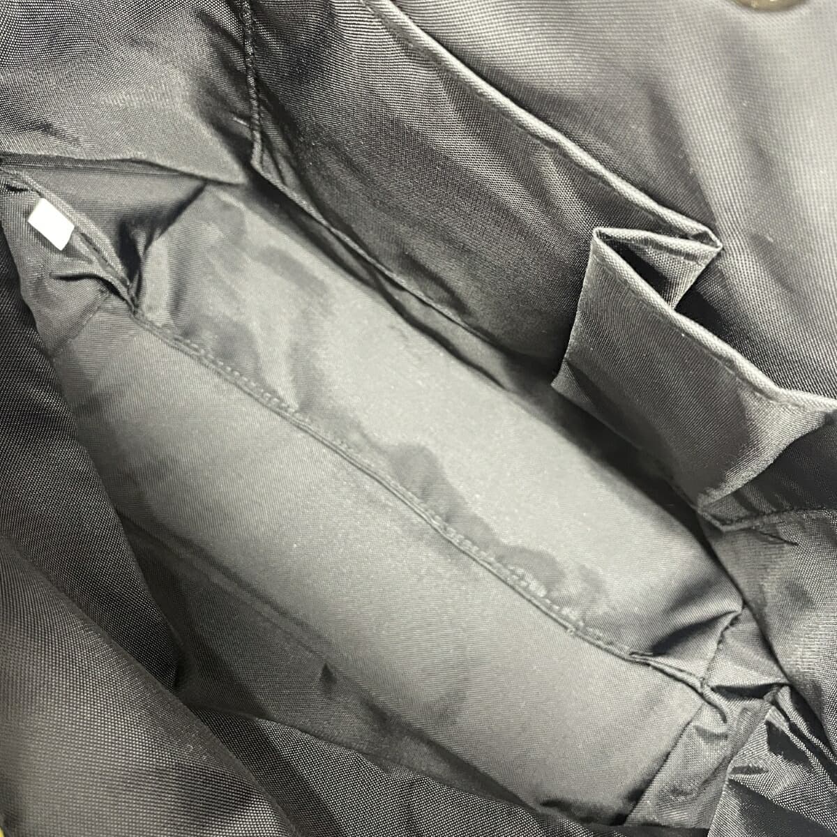 FEILER Handbag Unused Real Roses/Chanel Weave Black Ladies 4