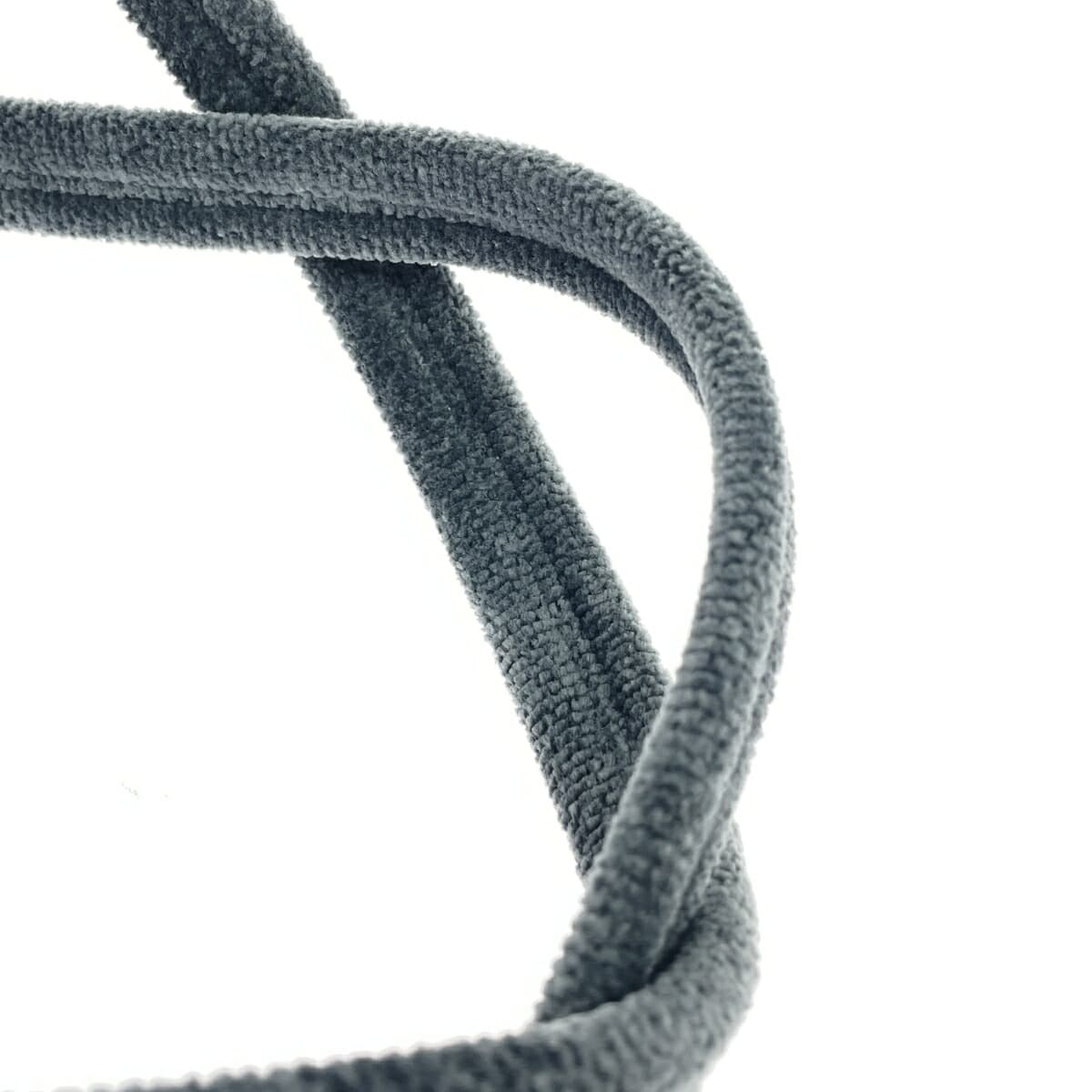 FEILER Mini Boston Bag Like New Moonlight Flower/Chenille Weave Gray Ladies 7