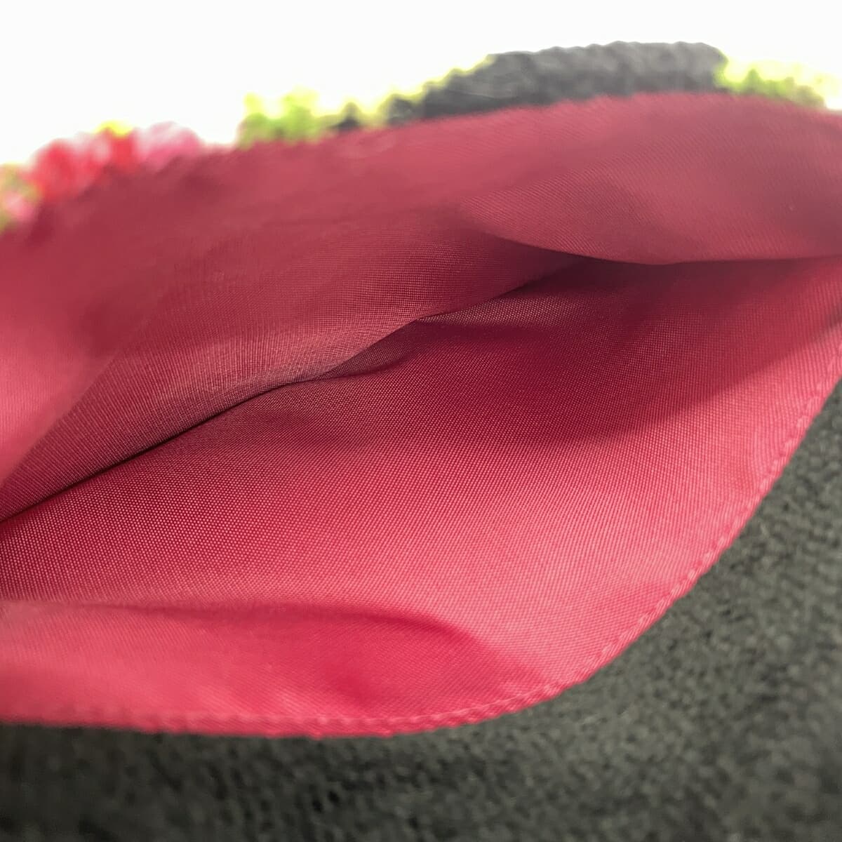 FEILER Handbag, unused item, Elisabeth/Chenille weave, black, ladies 6