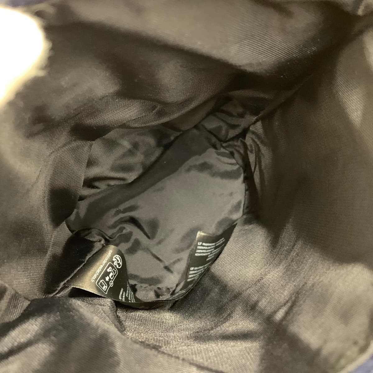 Marimekko Essential Bucket Unikko in excellent condition, nylon, dark blue 092699, navy, ladies 6