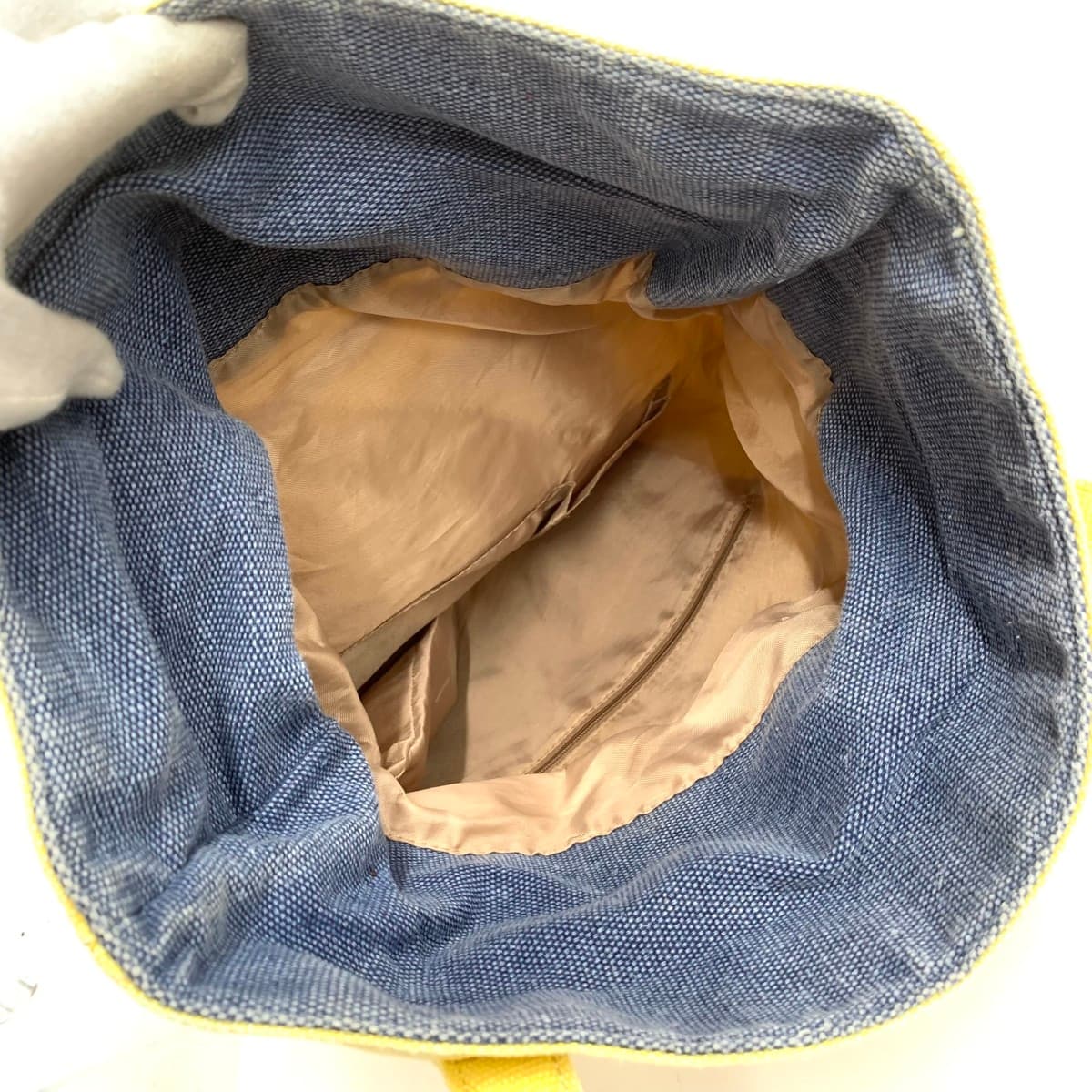 BMS Backpack Damage Processed Canvas Yellow Unisex 5