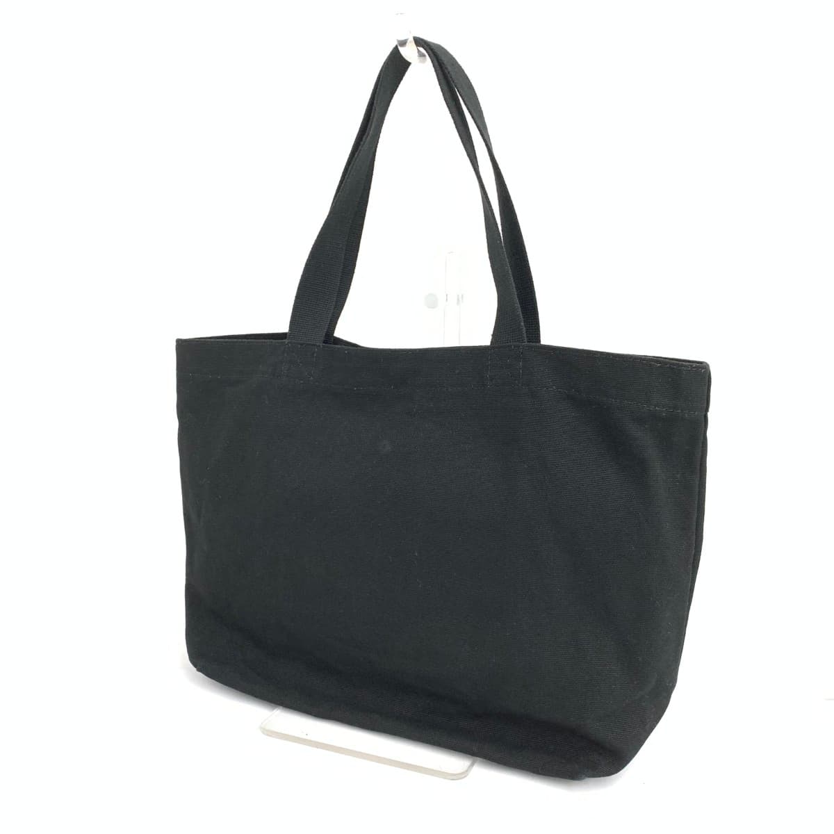 To be by agains b. To Be by Anies B. Tote Bag Good Condition Logo Embroidery Canvas Black Ladies 3