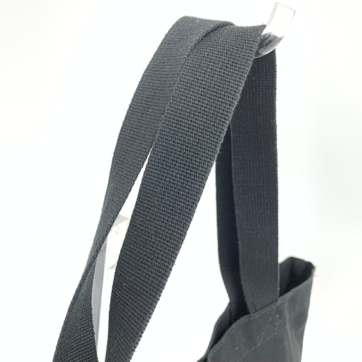 To be by agains b. To Be by Anies B. Tote Bag Good Condition Logo Embroidery Canvas Black Ladies 4