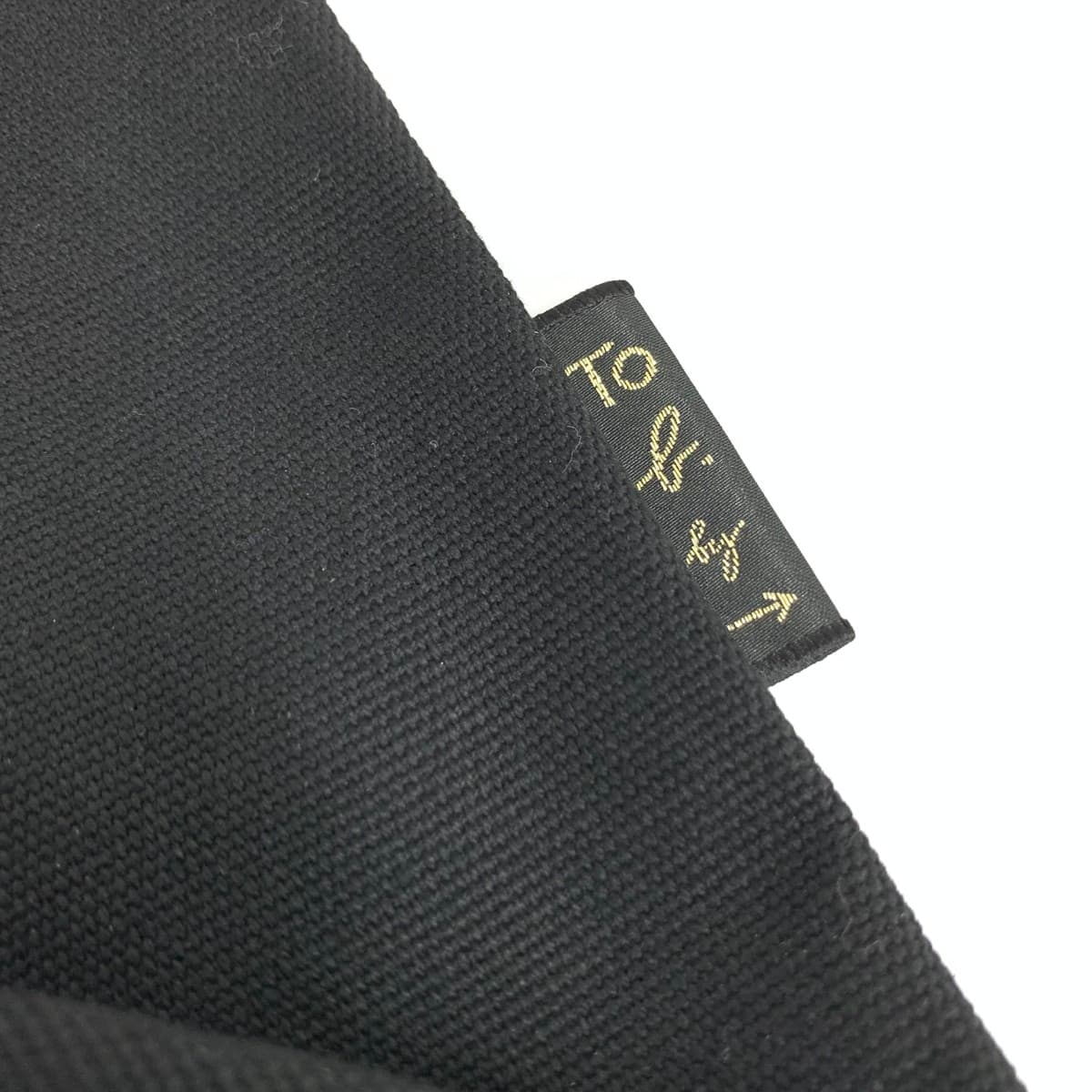 To be by agains b. To Be by Anies B. Tote Bag Good Condition Logo Embroidery Canvas Black Ladies 8