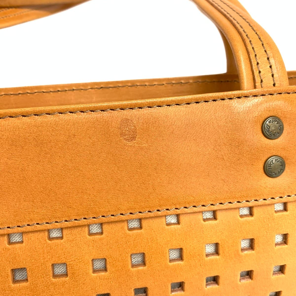 DAKOTA Dakota Tote Bag Good Condition Punching Leather Brown Women's 10