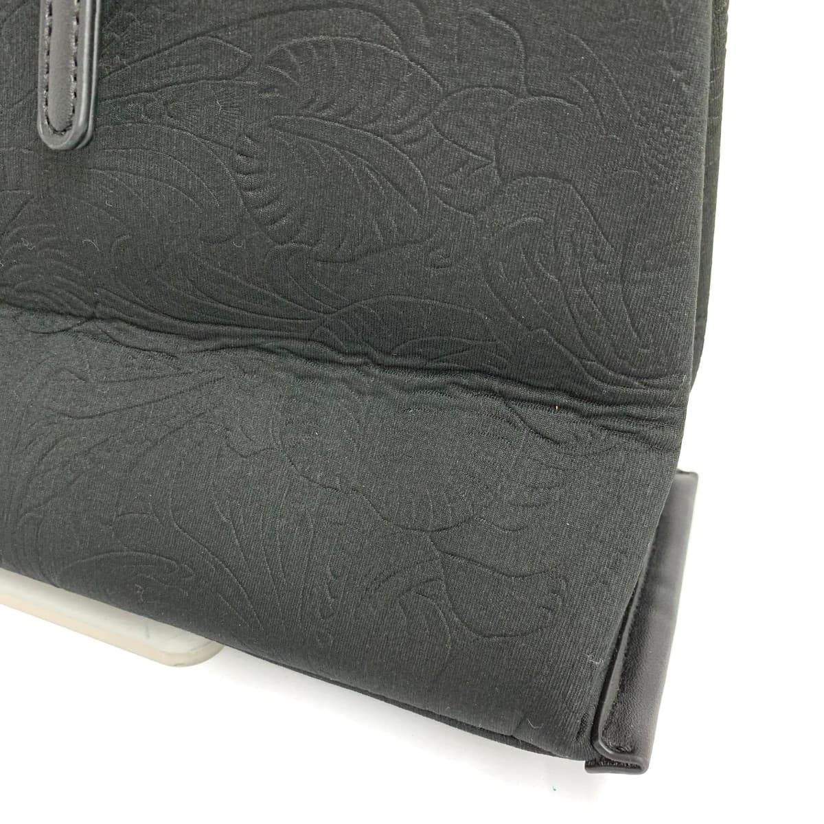 TRIDEEP 2WAY Handbag Good Condition Jacquard Black Ladies 9