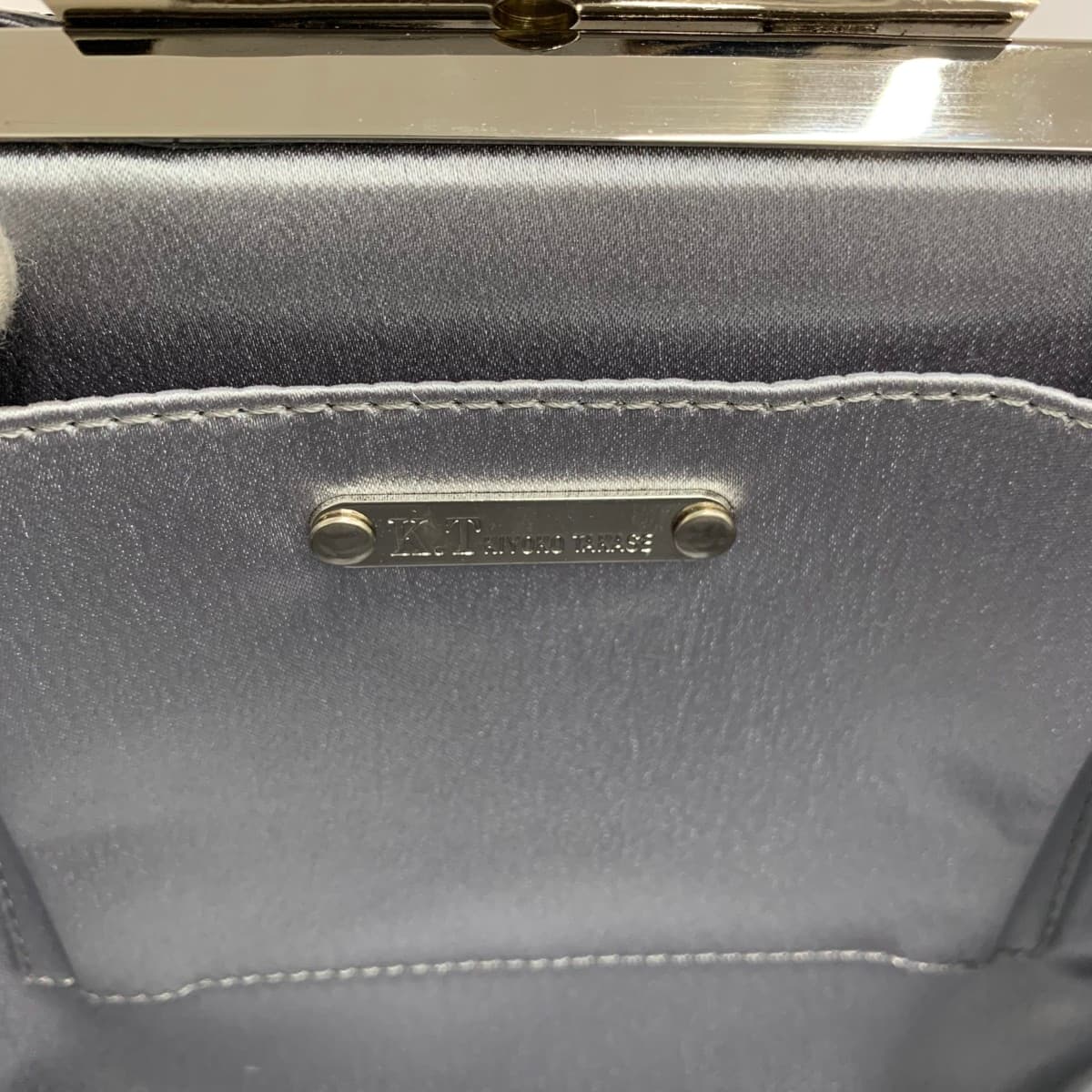 K.T Kiyoko Takase K.T Kiyoko Takase clasp shoulder bag enamel black ladies 6