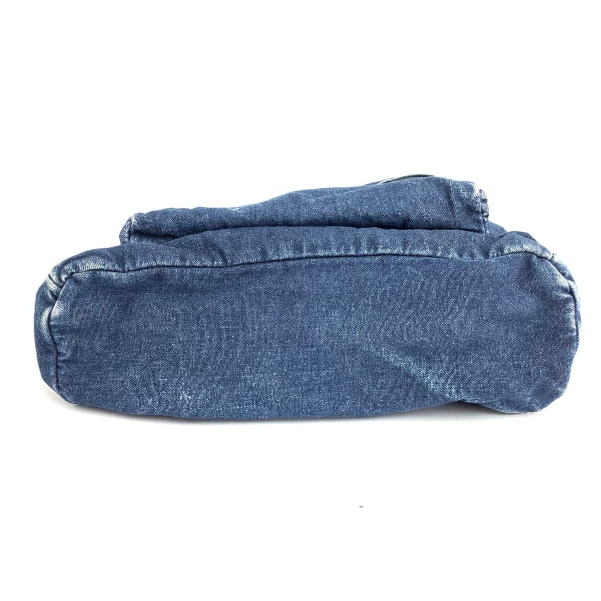 PINK HOUSE Backpack Logo Patch Denim Vintage Navy Ladies 4