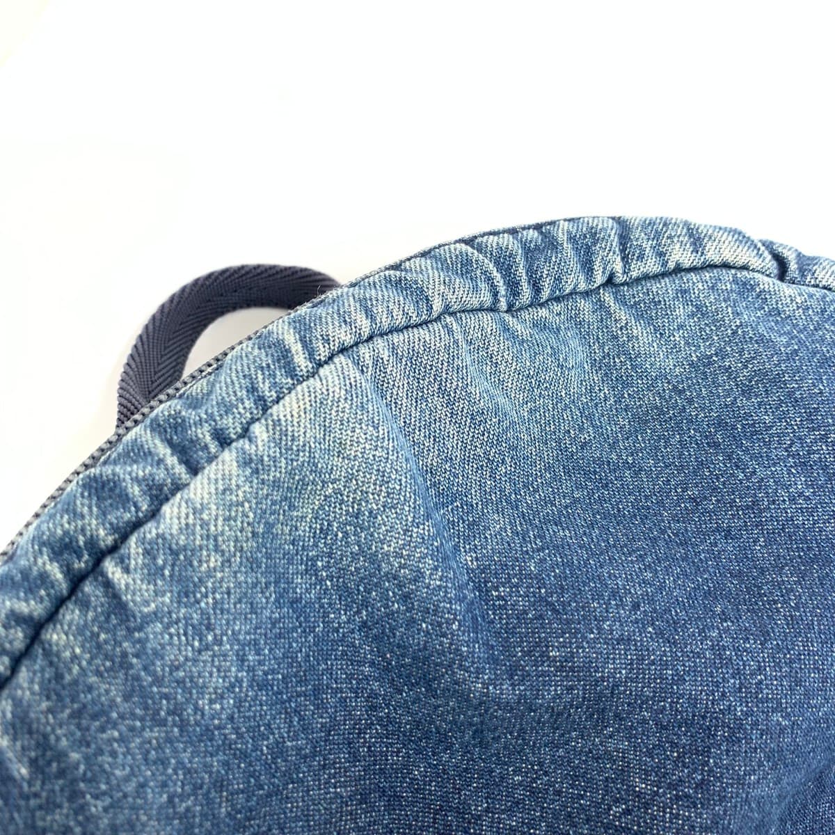 PINK HOUSE Backpack Logo Patch Denim Vintage Navy Ladies 9