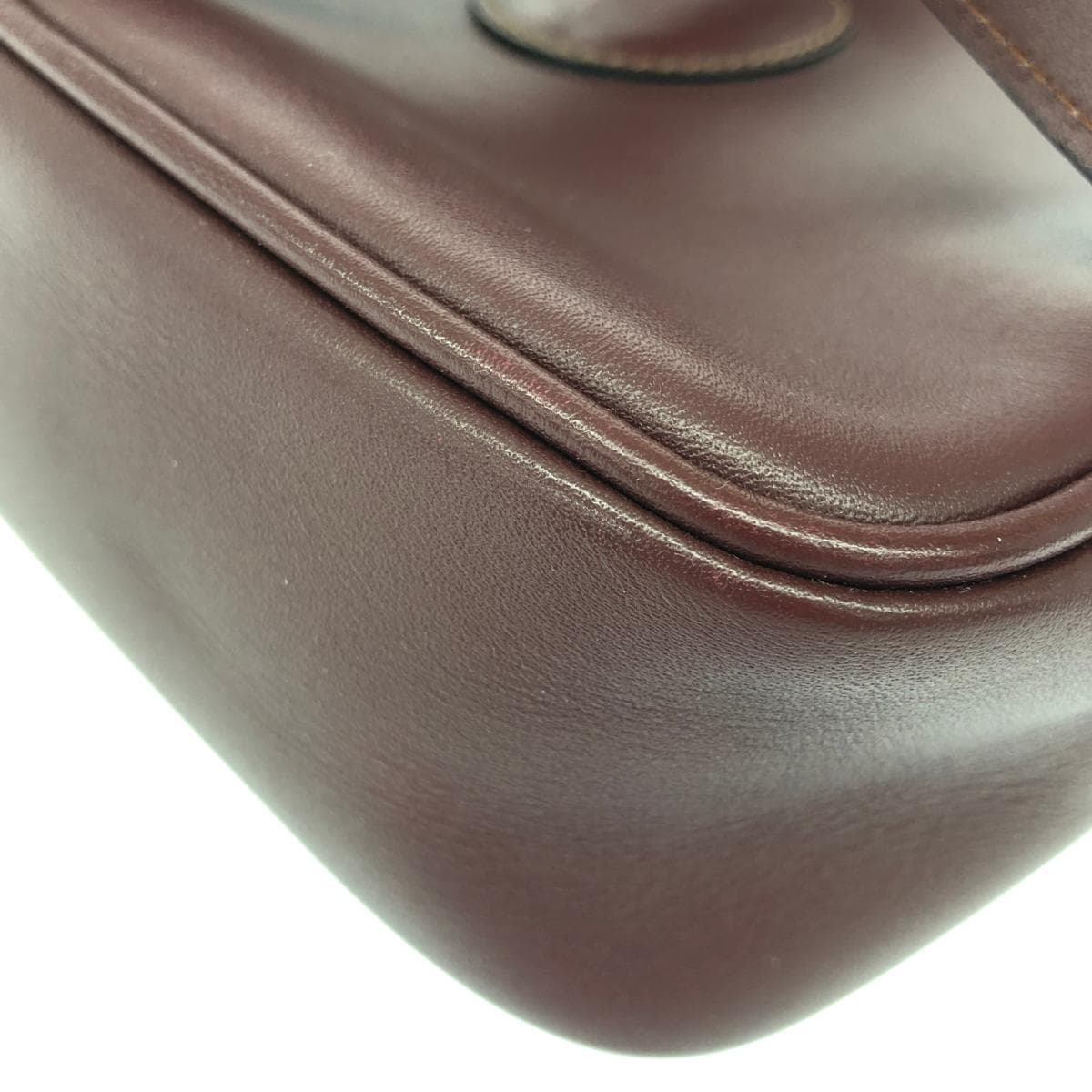 Cartier Mini Shoulder Bag Must Line / Leather / Bordeaux Vintage 5