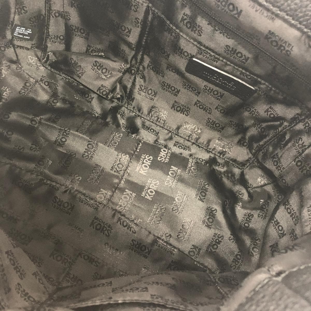 MICHAEL KORS One Shoulder Bag MK Logo / Circle Hardware / Leather / Black 4