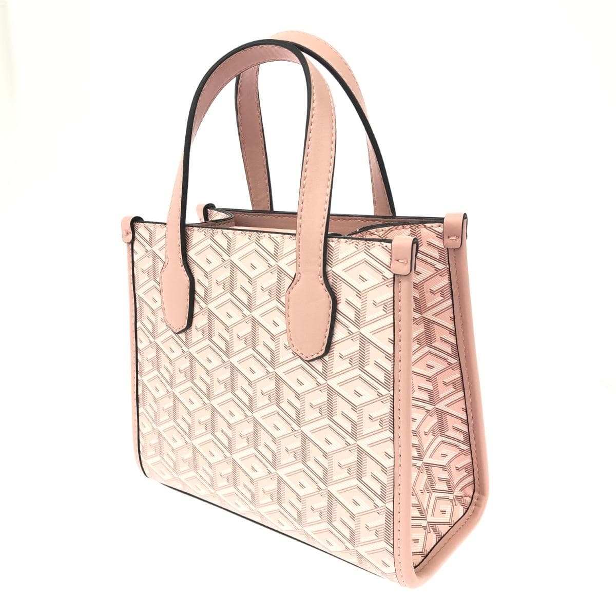 GUESS 2WAY bag in excellent condition, logo/PVC, pink, ladies 3