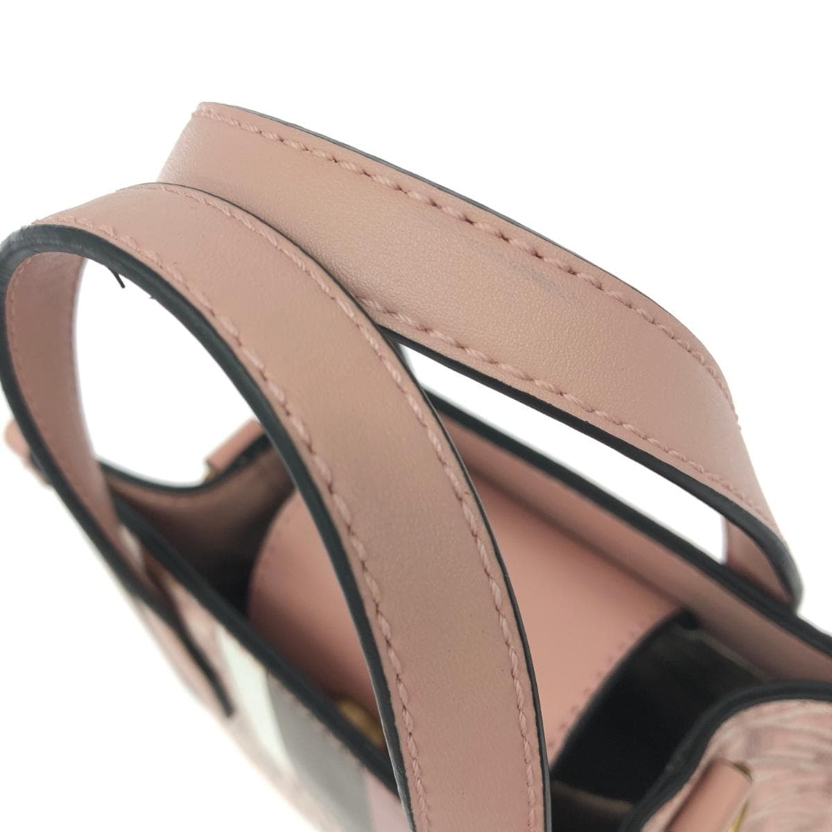 GUESS 2WAY bag in excellent condition, logo/PVC, pink, ladies 6